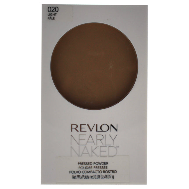 Revlon Nearly Naked Pressed Powder - # 020 Light by Revlon for Women - 0.28 oz Powder