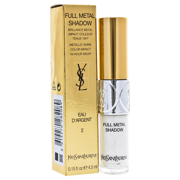 Yves Saint Laurent Full Metal Shadow - 02 Eau DArgent by Yves Saint Laurent for Women - 0.15 oz Eyeshadow