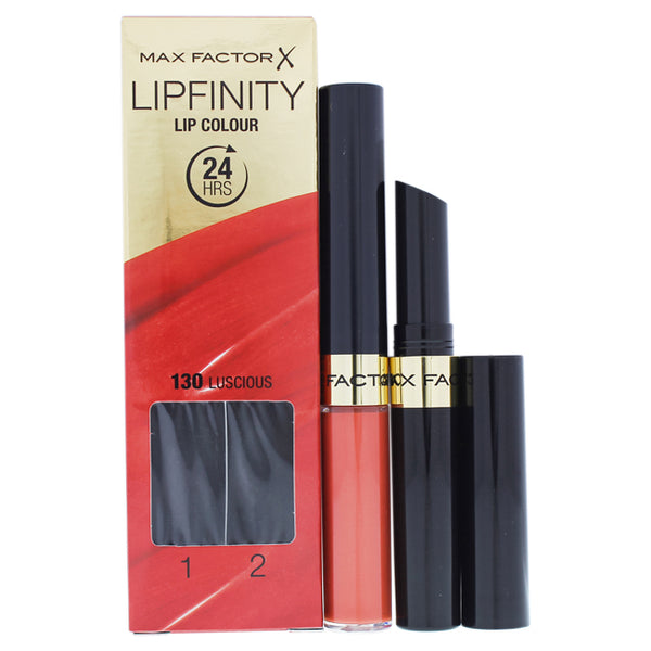 Max Factor Lipfinity Lipstick - 130 Luscious by Max Factor for Women - 4.2 g Lipstick