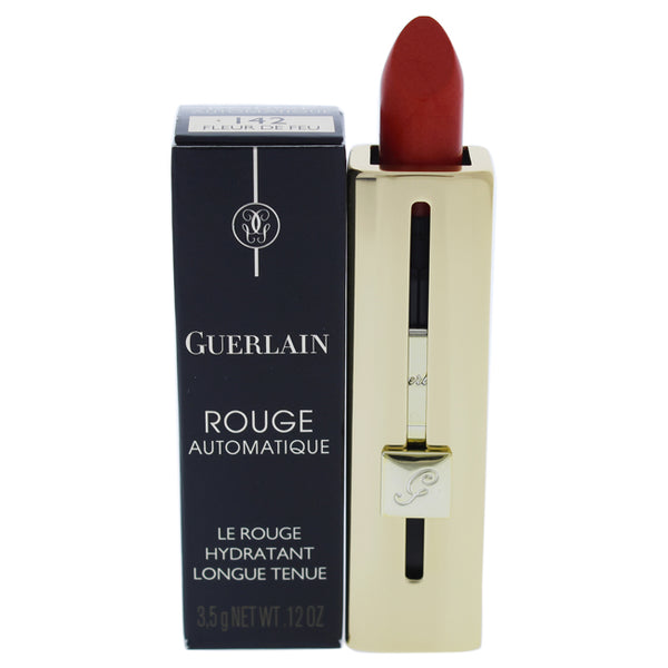 Guerlain Rouge Automatique Long-Lasting Lipstick- # 142 Fleur De Feu by Guerlain for Women - 0.12 oz Lipstick