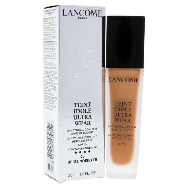 Lancome Teint Idole Ultra 24H Wear and Comfort Foundation SPF 15 - 05 Beige Noisette by Lancome for Women - 1 oz Foundation