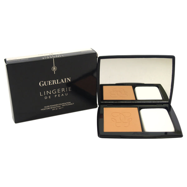 Guerlain Lingerie De Peau Nude Powder Foundation SPF 20 - # 05 Dark Beige by Guerlain for Women - 0.35 oz Powder Foundation (Refillable)