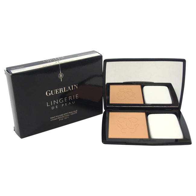 Guerlain Lingerie De Peau Nude Powder Foundation SPF 20 - # 13 Natural Rosy by Guerlain for Women - 0.35 oz Powder Foundation (Refillable)