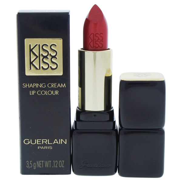 Guerlain KissKiss Shaping Cream Lip Colour - # 327 Red Strass by Guerlain for Women - 0.12 oz Lipstick