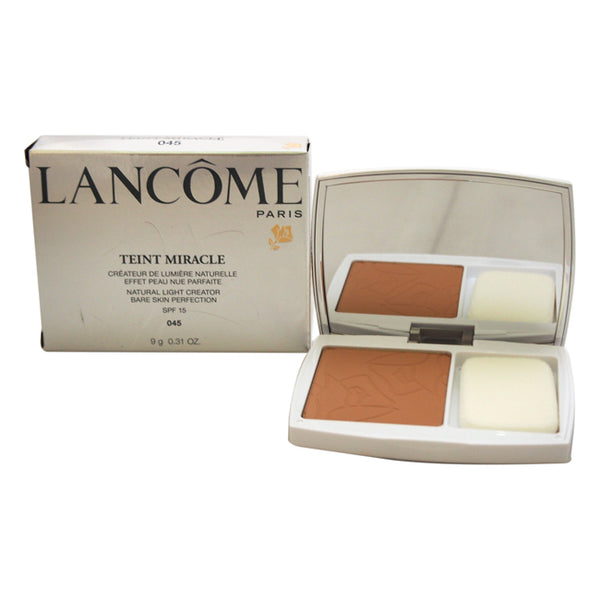 Lancome Teint Miracle Compact Foundation SPF 15 - # 045 Sable Beige by Lancome for Women - 0.31 oz Compact