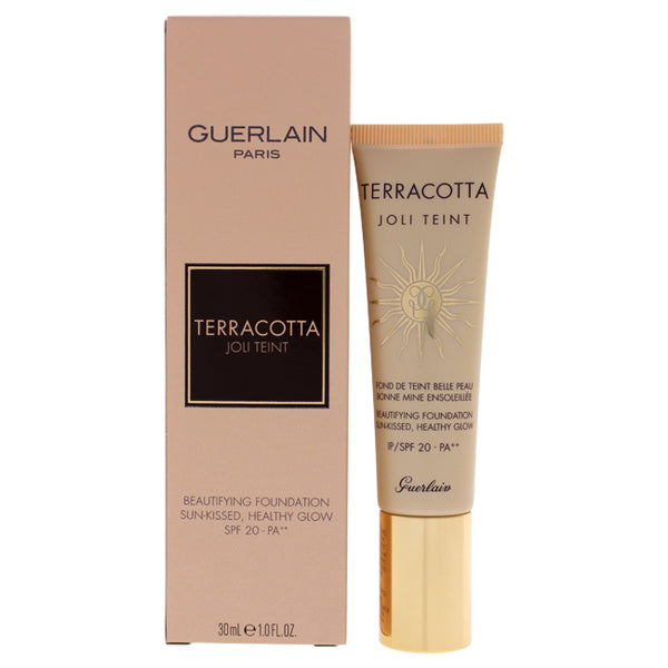 Guerlain Terracotta Joli Teint Beautifying Foundation with Sunscreen - Dark by Guerlain for Women - 1 oz Foundation