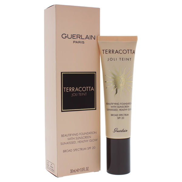 Guerlain Terracotta Joli Teint Beautifying Foundation with Sunscreen - Medium by Guerlain for Women - 1 oz Foundation