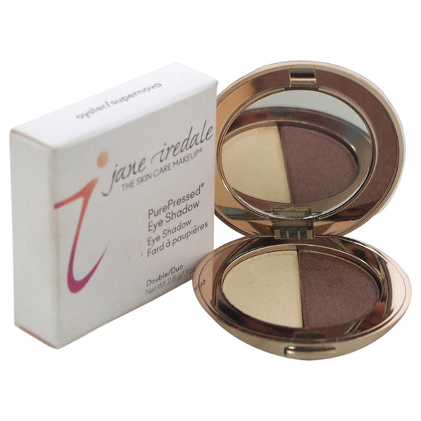 Jane Iredale PurePressed Eyeshadow Duo - Oyster/Supernova by Jane Iredale for Women - 0.1 oz Eyeshadow