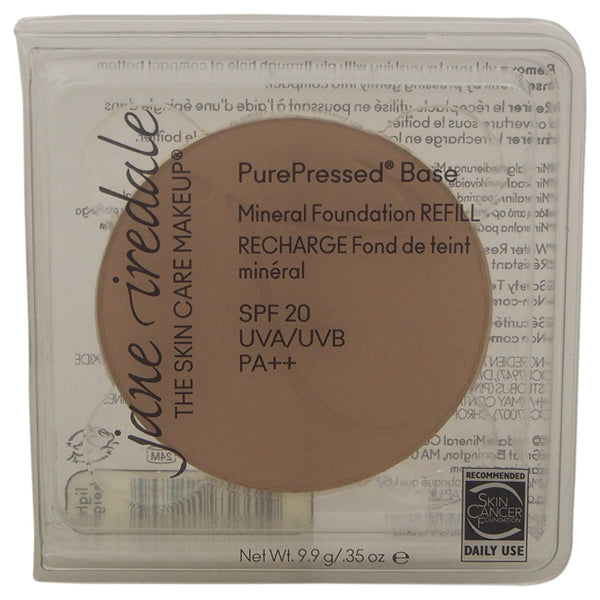 Jane Iredale PurePressed Base Mineral Foundation Refill SPF 20 - Light Beige by Jane Iredale for Women - 0.35 oz Foundation (Refill)