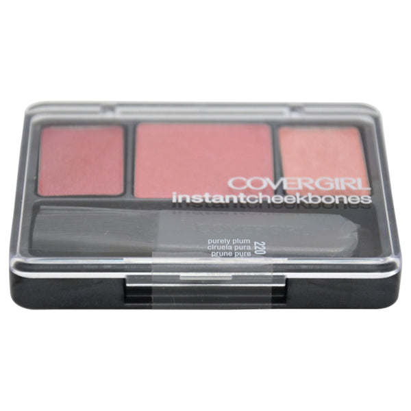 CoverGirl Instant Cheekbones Blush - # 220 Purely Plum by CoverGirl for Women - 0.29 oz Blush