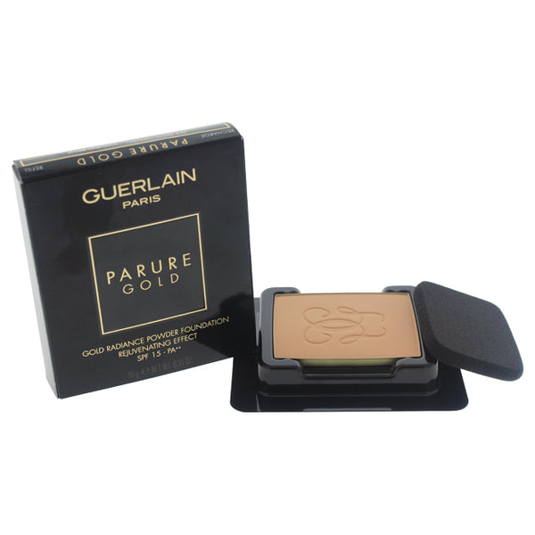 Guerlain Parure Gold Radiance Powder Foundation SPF15 - # 03 Beige Naturel/Natural Beige by Guerlain for Women - 0.35 oz Foundation (Refillable)