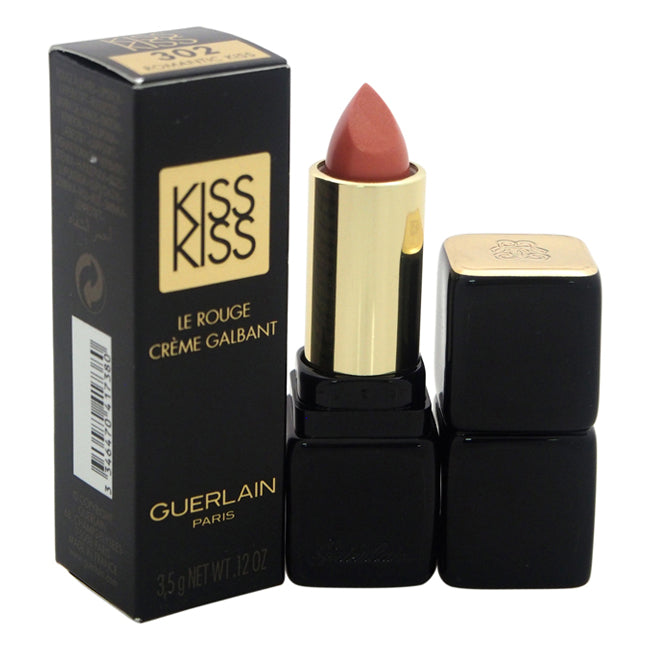 Guerlain KissKiss Shaping Cream Lip Colour - 302 Romantic Kiss by Guerlain for Women - 0.12 oz Lipstick