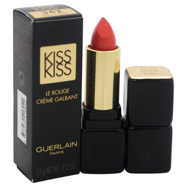 Guerlain KissKiss Shaping Cream Lip Colour - # 342 Fancy Kiss by Guerlain for Women - 0.12 oz Lipstick