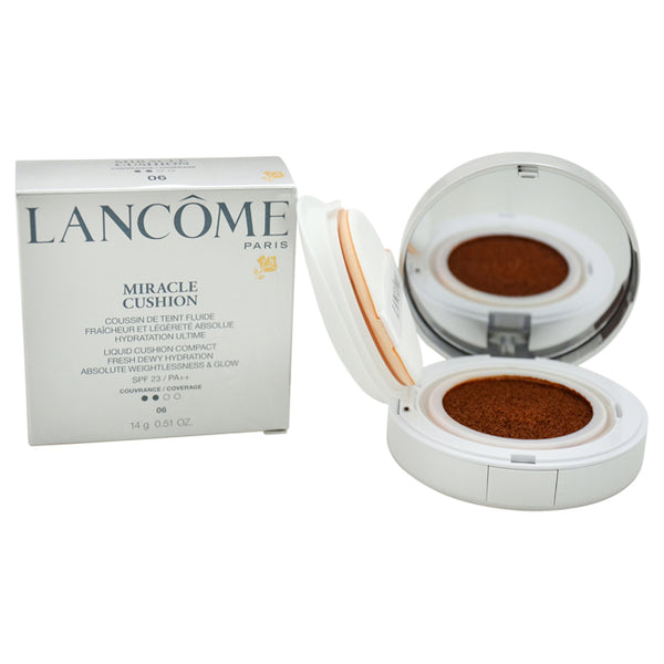 Lancome Miracle Cushion Liquid Cushion Compact Foundation SPF 23/ PA++ - # 06 Biege Moka by Lancome for Women - 0.51 oz Foundation