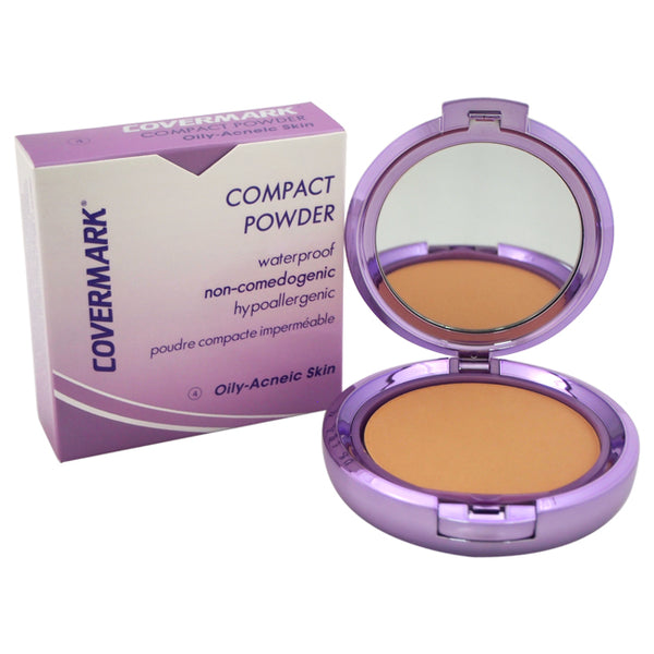 Covermark Compact Powder Waterproof - # 4 - Oily-Acneic Skin by Covermark for Women - 0.35 oz Powder