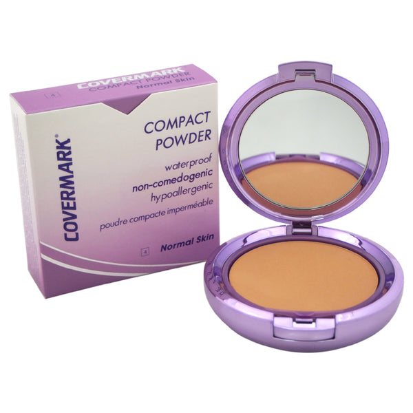 Covermark Compact Powder Waterproof - # 4 - Normal Skin by Covermark for Women - 0.35 oz Powder
