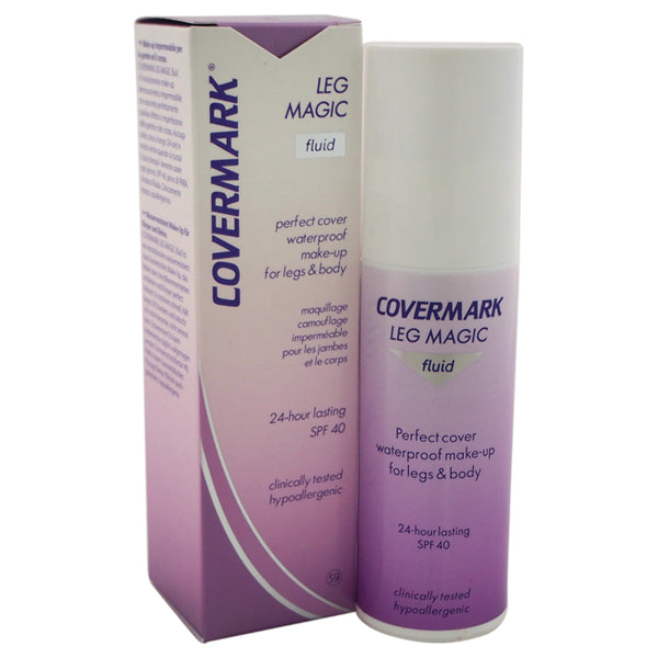 Covermark Leg Magic Fluid Make-Up For Leg & Body Waterproof SPF 40 - # 59 by Covermark for Women - 2.54 oz Makeup