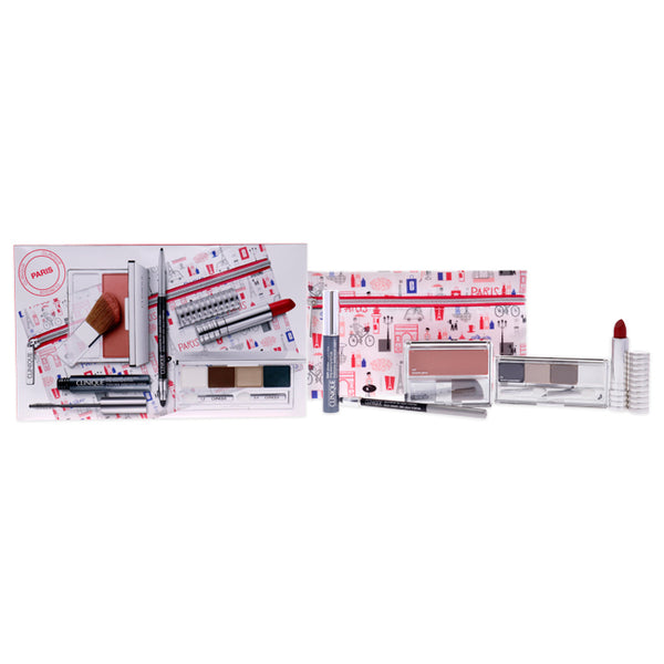 Clinique Clinique Exclusive Non-Stop Looks Paris Kit by Clinique for Women - 6 Pc Kit 0.16oz All About Shadow Quad - # 02 Jennas Essentials, 0.01oz Quickliner For Eyes Intense - # 09 Intense Ebony, 0.21oz Lash Power Mascara Long-Wearing Formula - # 01 Bla