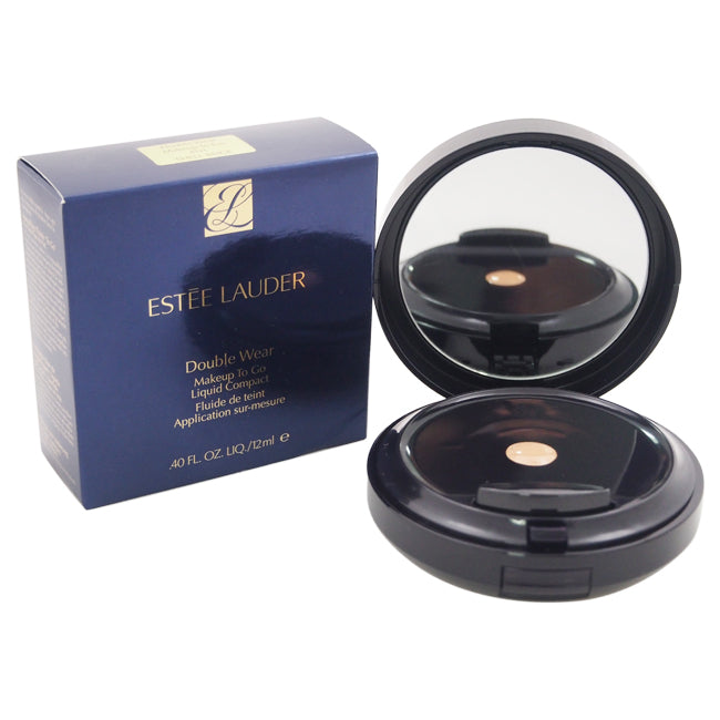 Estee Lauder Double Wear Makeup To Go Liquid Compact - # 4N1 Shell Beige by Estee Lauder for Women - 0.4 oz Makeup