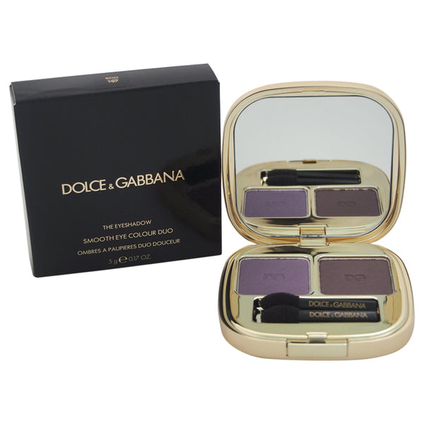 Dolce and Gabbana The Eyeshadow Smooth Eye Colour Duo - 107 Gems by Dolce and Gabbana for Women - 0.17 oz Eyeshadow