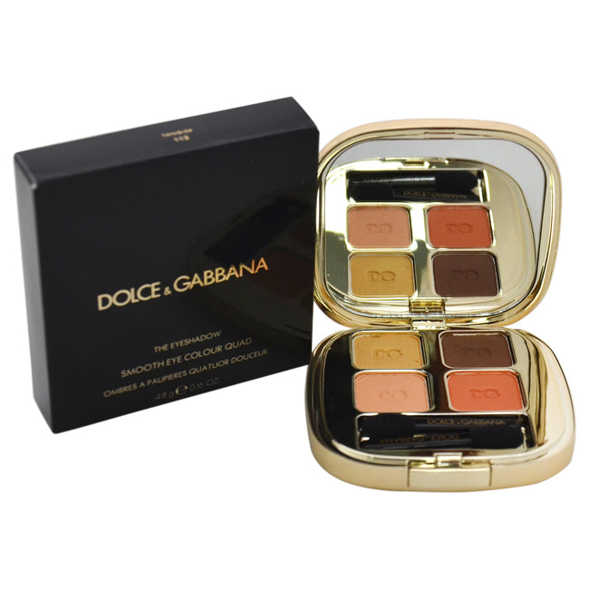 Dolce and Gabbana The Eyeshadow Smooth Eye Colour Quad - 113 Tangier by Dolce and Gabbana for Women - 0.16 oz Eyeshadow