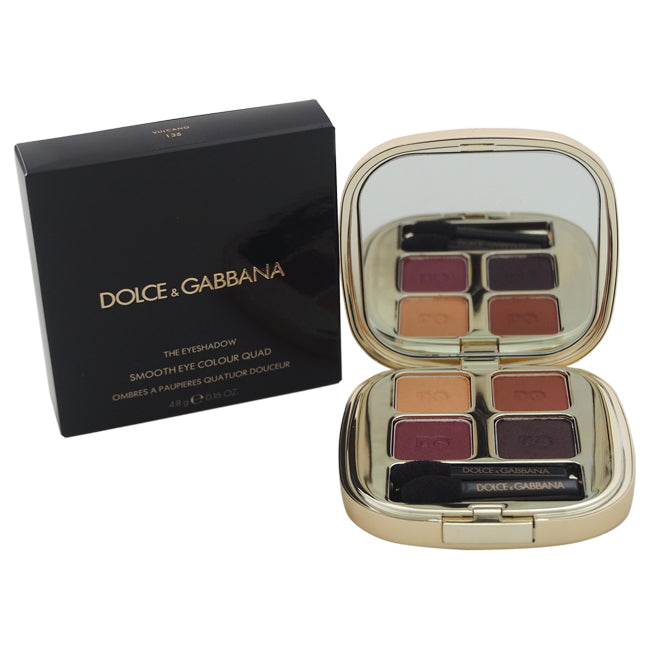 Dolce and Gabbana The Eyeshadow Smooth Eye Colour Quad - 135 Vulcano by Dolce and Gabbana for Women - 0.16 oz Eyeshadow