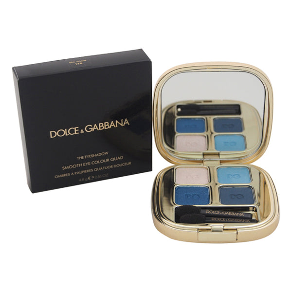 Dolce and Gabbana The Eyeshadow Smooth Eye Colour Quad - 170 Sea Foam by Dolce and Gabbana for Women - 0.16 oz Eyeshadow