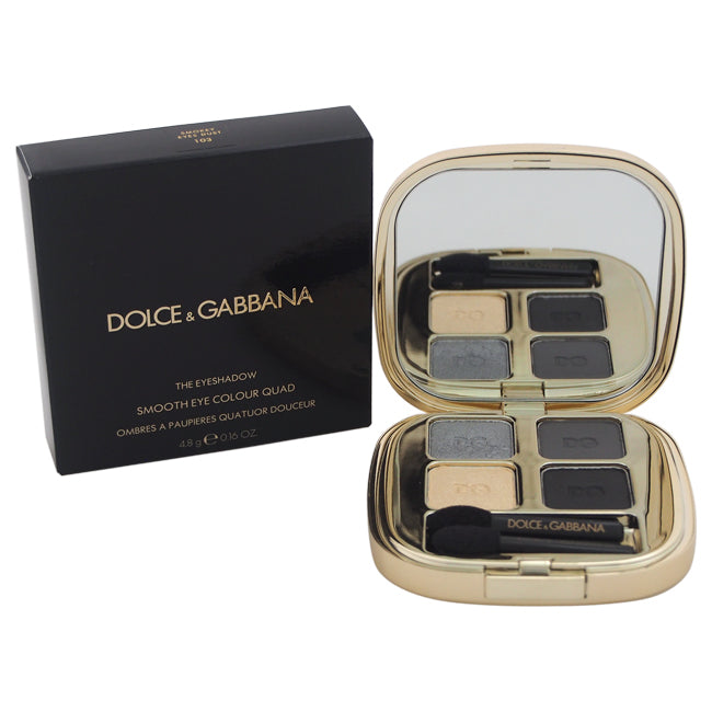 Dolce and Gabbana The Eyeshadow Smooth Eye Colour Quad - 103 Smokey Eyes Dust by Dolce and Gabbana for Women - 0.16 oz Eyeshadow