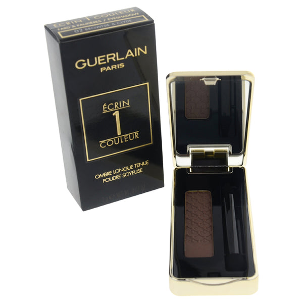 Guerlain Ecrin 1 Couleur Long-Lasting Eyeshadow Silky Powder - # 02 Brownie & Clyde by Guerlain for Women - 0.07 oz Eyeshadow