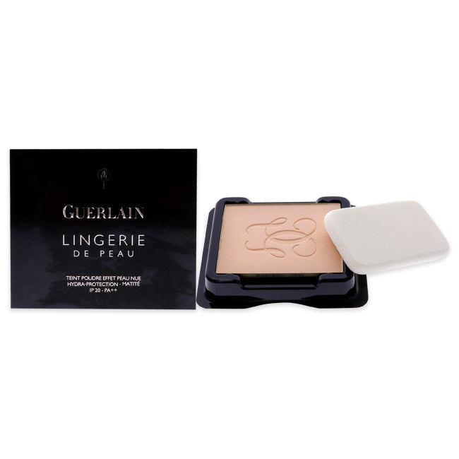 Guerlain Lingerie De Peau Nude Powder Foundation SPF 20 - 01 Pale Beige by Guerlain for Women - 0.35 oz Foundation (Refill)