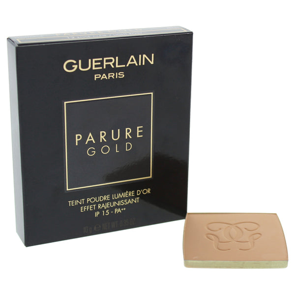 Guerlain Parure Gold Radiance Powder Foundation SPF 15 - # 12 Light Rosy by Guerlain for Women - 0.35 oz Foundation (Refillable)