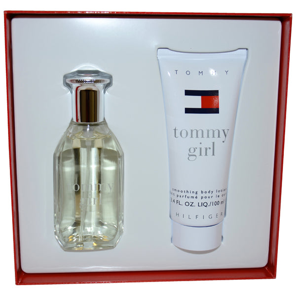 Tommy Hilfiger Tommy Girl by Tommy Hilfiger for Women - 2 pc Gift Set 1.7 oz EDC Spray, 3.4 oz Body Lotion