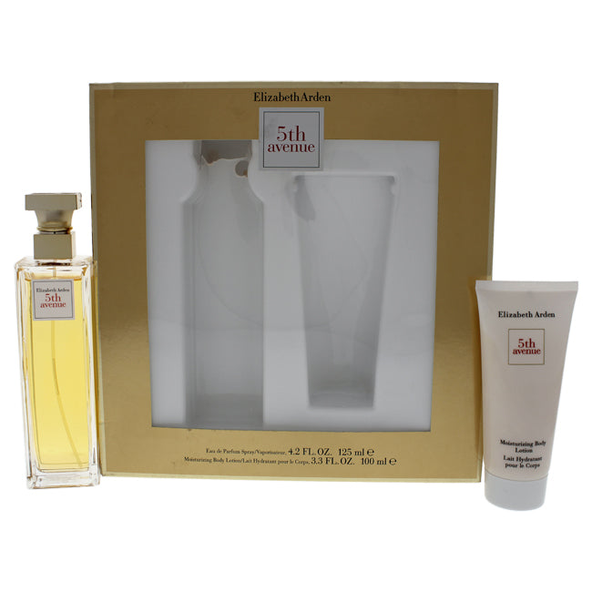 Elizabeth Arden 5th Avenue by Elizabeth Arden for Women - 2 Pc Gift Set 4.2oz EDP Spray, 3.3oz Moisturizing Body Lotion