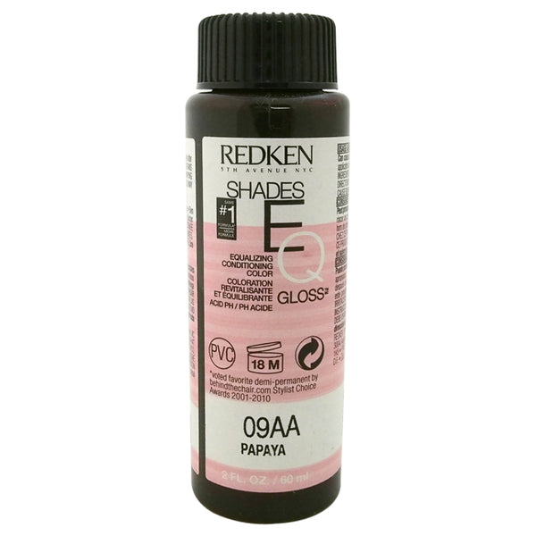 Redken Shades EQ Color Gloss 09AA - Papaya by Redken for Women - 2 oz Hair Color