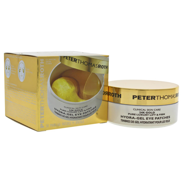 Peter Thomas Roth 24K Gold Pure Luxury Lift & Firm Hydra-Gel Eye Patches by Peter Thomas Roth for Women - 60 Pc Patches + Spatula Eye Patches