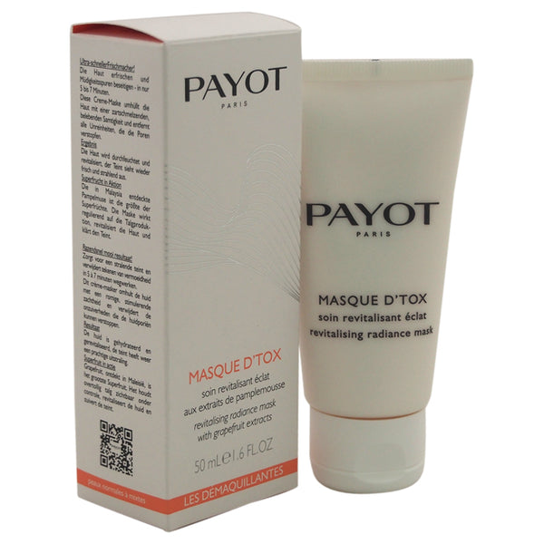 Payot Masque DTox Revitalising Radiance Mask by Payot for Women - 1.6 oz Mask