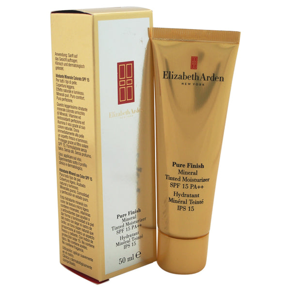 Elizabeth Arden Pure Finish Mineral Tinted Moisturizer SPF 15 - # 02 Light by Elizabeth Arden for Women - 1.7 oz Moisturizer