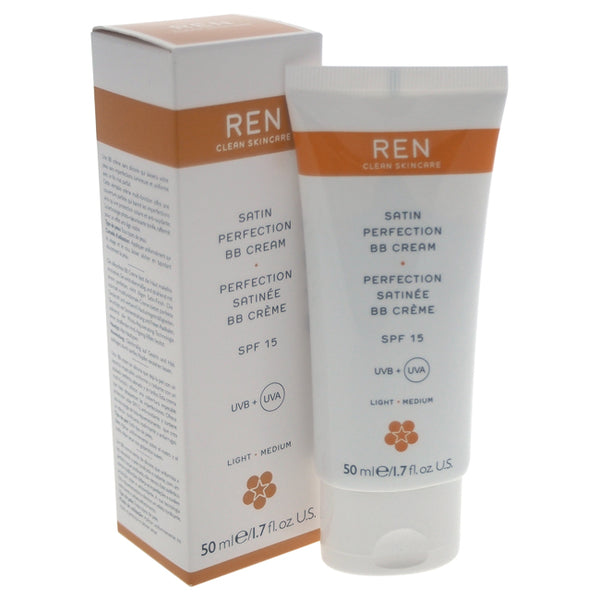 Ren Satin Perfection BB Cream SPF 15 Light/Medium by REN for Women - 1.7 oz Makeup