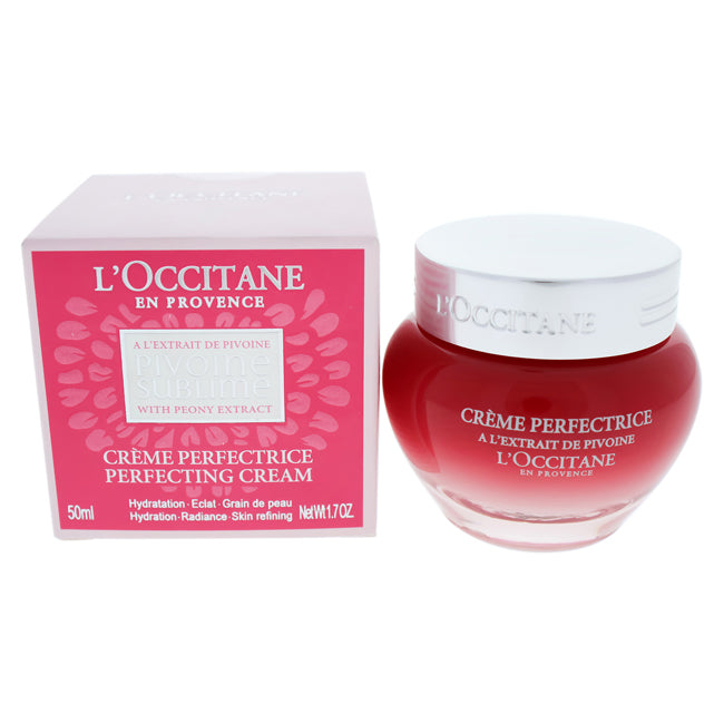 LOccitane Peony Perfecting Cream by LOccitane for Women - 1.7 oz Cream