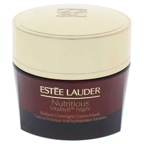 Estee Lauder Nutritious Vitality8 Radiant Overnight Cream by Estee Lauder for Women - 1.7 oz Mask (Tester)