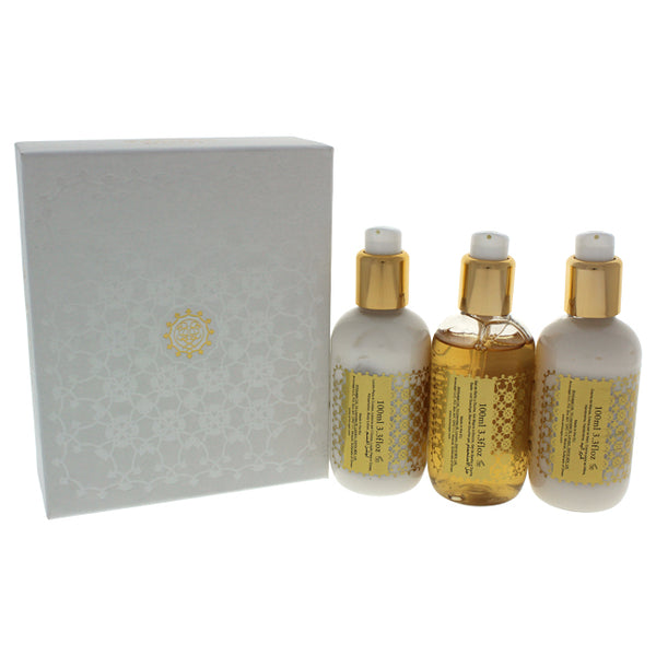 Amouage Honour by Amouage for Women - 3 Pc Set 3.3oz Bath & Shower Gel, 3.3oz Body Lotion, 3.3oz Hand Cream