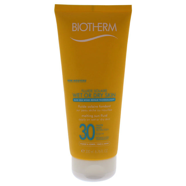 Biotherm Fluide Solaire Wet Or Dry Skin SPF 30 by Biotherm for Women - 6.76 oz Sun Care