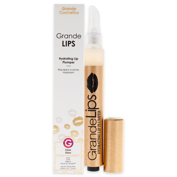 Grande Cosmetics Grande Lips Hydrating Lip Plumper - Clear Gloss by Grande Cosmetics for Women - 0.08 oz Lip Gloss