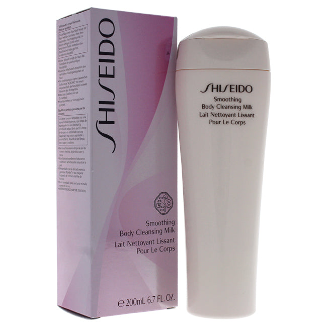 Shiseido Smoothing Body Cleansing Milk by Shiseido for Women - 6.7 oz Cleanser
