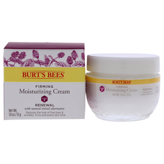 Burts Bees Renewal Firming Moisturizing Cream by Burts Bees for Women - 1.8 oz Cream