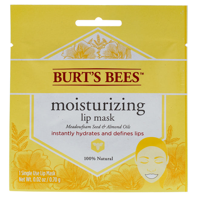 Burts Bees Moisturizing Lip Mask by Burts Bees for Women - 0.02 oz Lip Mask