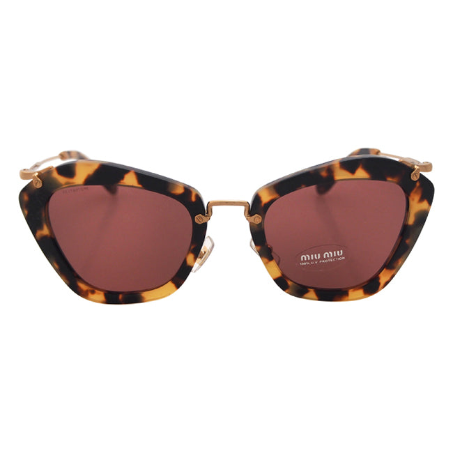 Miu Miu Miu Miu MU 10NS 7S00A0 - Yellow Havana by Miu Miu for Women - 55-24-140 mm Sunglasses