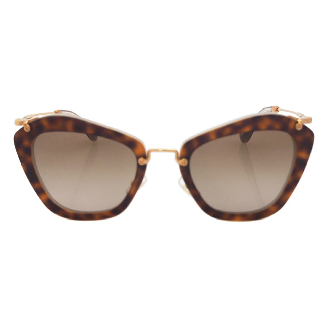 Miu Miu Miu Miu MU 10NS HAH1X1 - Havana/Beige by Miu Miu for Women - 55-24-140 mm Sunglasses