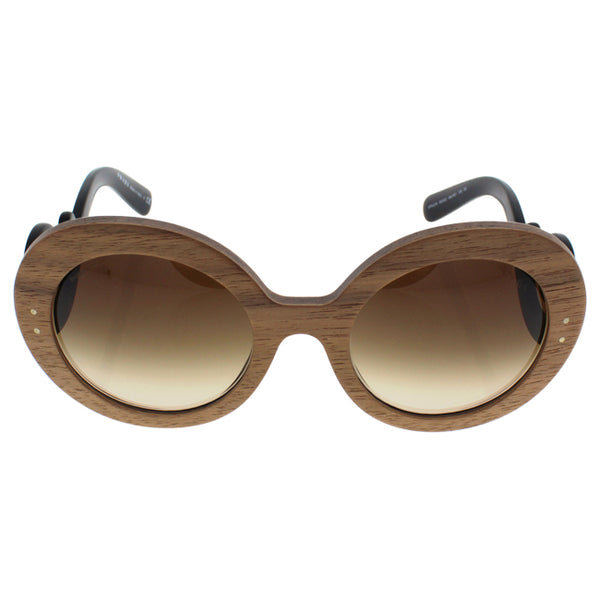 Prada Prada SPR 27R IAM-6S1 - Nut Canaletto/Brown Shaded by Prada for Women - 55-22-135 mm Sunglasses