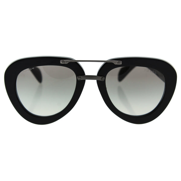 Prada Prada SPR 28R 1AB-0A7 - Black/Grey by Prada for Women - 52-22-135 mm Sunglasses